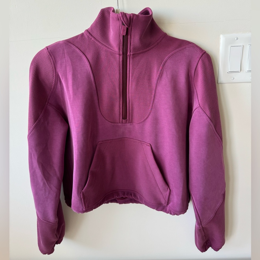 Lululemon Brushed Softstreme Ribbed Half Zip